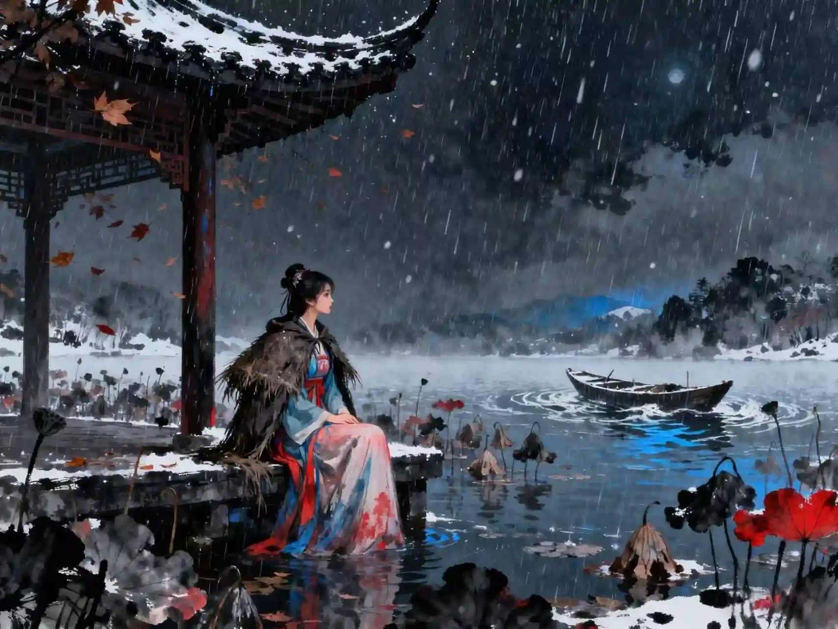 《诗韵千年：岁月长河中的时光之蝶》